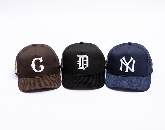 Kappe New Era - MLB Retro Cord Cooperstown 19TWENTY - Detroit Tigers - Black