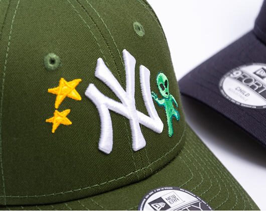 Kinder Kappe New Era - MLB Kids Space Icon 9FORTY - NY Yankees - Rifle Green