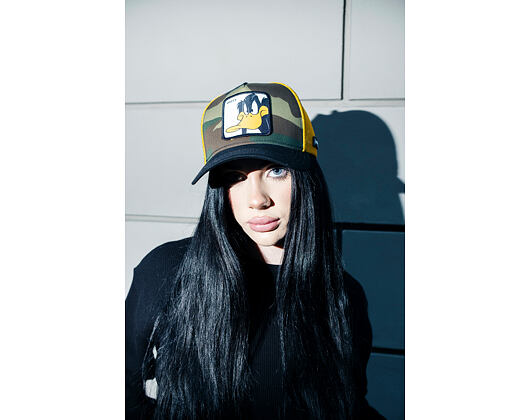Kappe Capslab - Trucker Looney Tunes - Daffy Duck v.3 Trucker Camo / Yellow