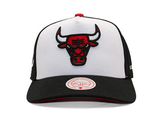 Kappe Mitchell & Ness - Core I Pro Snapback - NBA - Chicago Bulls - White-Red
