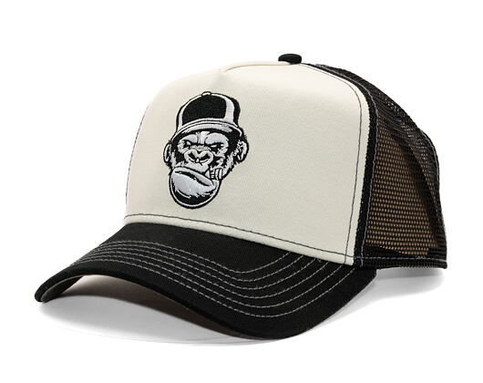 Kappe Stetson - Trucker Cap Ape by FWS - Black/White