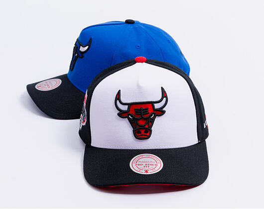 Kappe Mitchell & Ness - Core I Pro Snapback - NBA - Chicago Bulls - White-Red