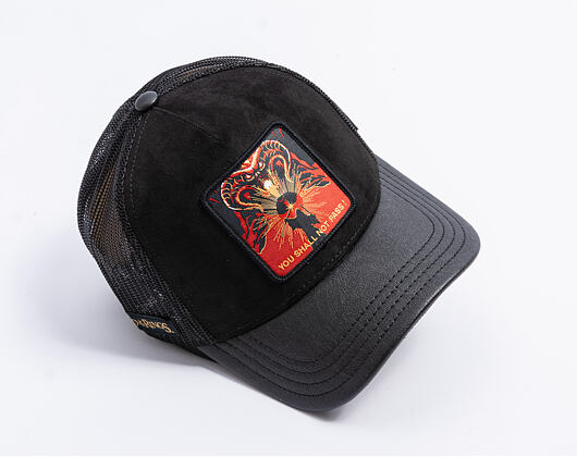 Kappe Capslab Trucker Lord Of The Rings X Capslab Black Suede/Lether