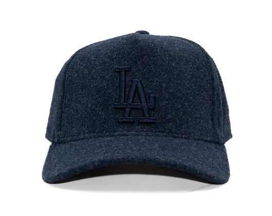 Kappe New Era - MLB Melton Wool 9FORTY A-Frame - LA Dodgers - Navy
