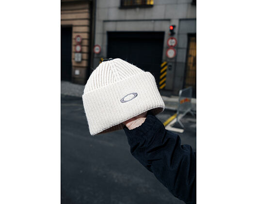Oakley Haube - Ellipse Ribbed Beanie - Mist/Cement