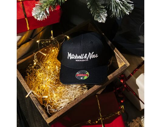 Kappe Mitchell & Ness - Branded Pinscript Classic Red - Black / White