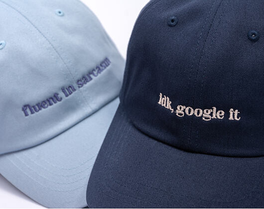 Kappe 8by8 - Dadcap - "idk, google it" - Navy/White