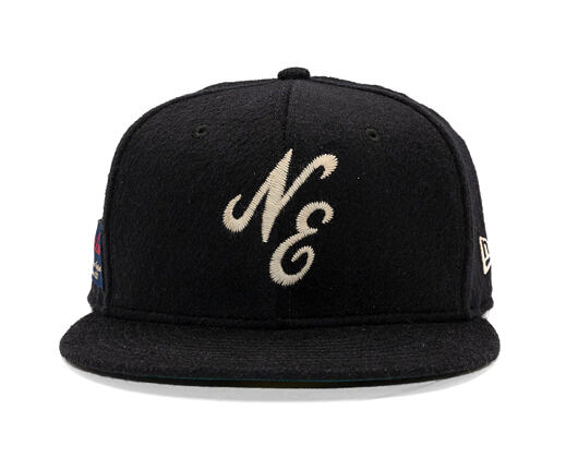 Kappe New Era - 59FIFTY Day - Woll- & Kaschmir-Schriftzug - Schwarz