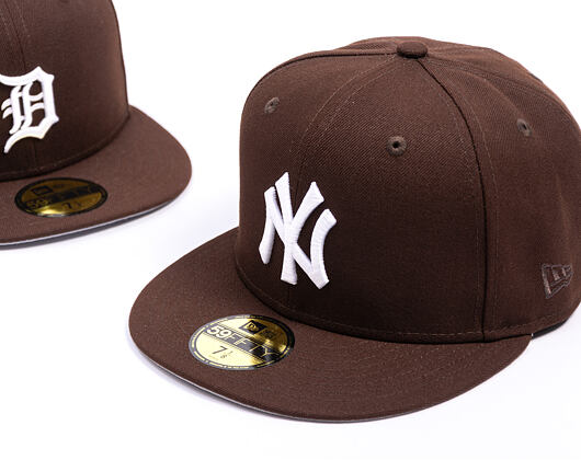 Kappe New Era - MLB Seasonal 59FIFTY - NY Yankees - Burnt Wood - Brown