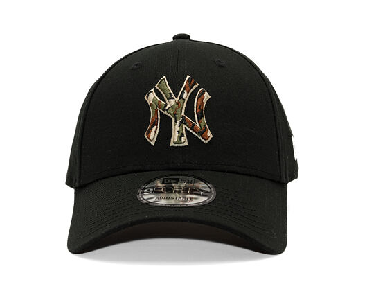 Kappe New Era - MLB Outline Camo 9FORTY - NY Yankees - Black