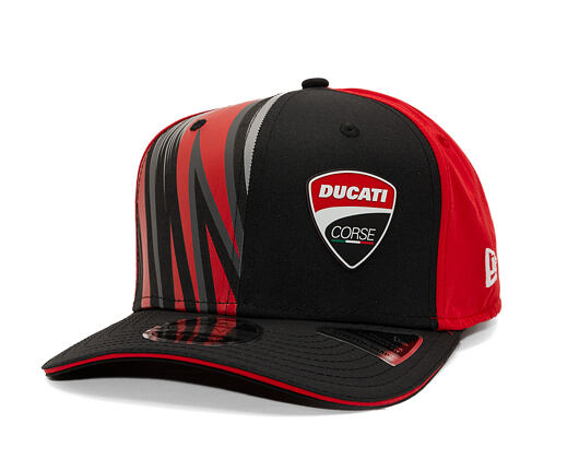 Kappe New Era - Ducati Motor Print 9SEVENTY Stretch-Snap - Black