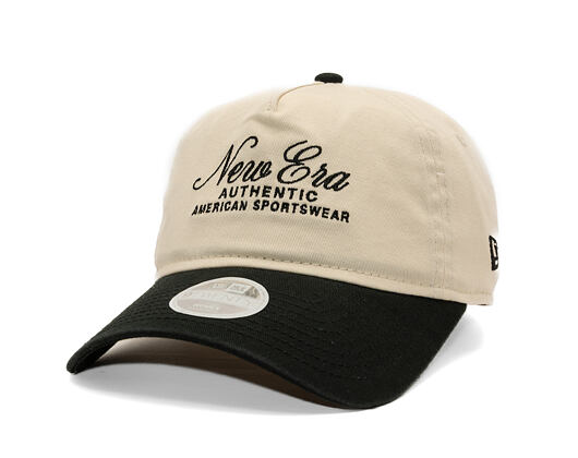 Damen Kappe New Era - Branded Script 9TWENTY A-Frame - Cream