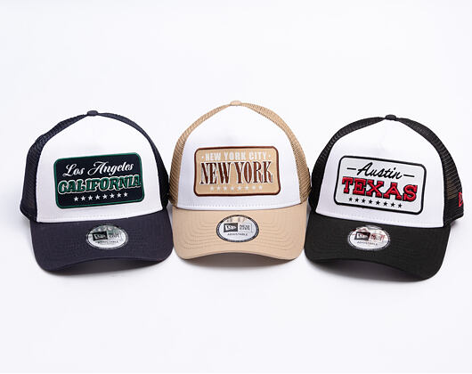 Kappe New Era - Branded Location Patch 9FORTY Trucker - Navy