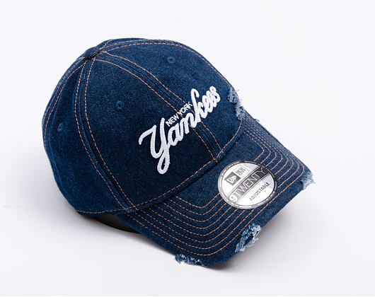 Kappe New Era - MLB Denim Distress 9TWENTY - NY Yankees - Navy