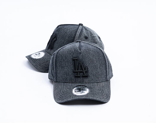 Kappe New Era - MLB Denim 9FORTY A-Frame - LA Dodgers - Black