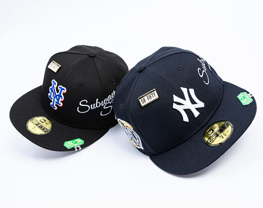 Kappe New Era - MLB IMAGE DROP - Subway Series 59FIFTY - NY Yankees - Navy