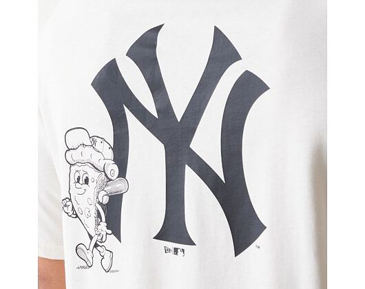 T-Shirt New Era - MLB Food Graphic Tee - NY Yankees - Off White