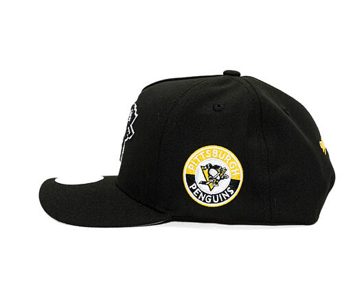 Kappe Mitchell & Ness - Pittsburgh Penguins - Double Clutch Pro Snapback - Black