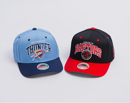 Kappe Mitchell & Ness - NBA Team Arch Snapback - Houston Rockets - Navy / Red