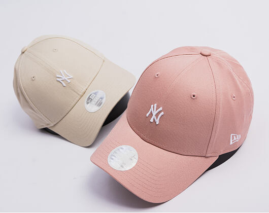 Damen Kappe New Era - MLB Mini Logo 9FORTY - NY Yankees - Desert Pink