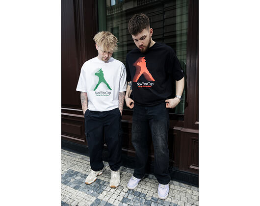 T-Shirt New Era - Player Graphic Oversized Tee - Black