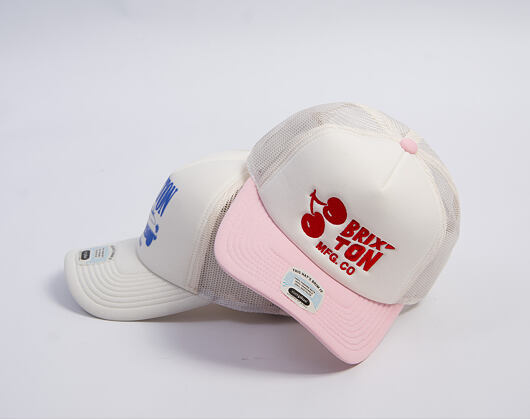 Kappe Brixton - Cherry MP Trucker - Off White/Pink