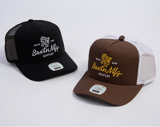 Kappe Brixton - Tolman MP Trucker - Pinecone Brown/White
