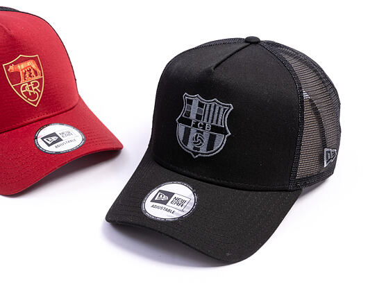 Kappe New Era - Tonal Logo FORTY A-Frame - Barcelona FC - Black