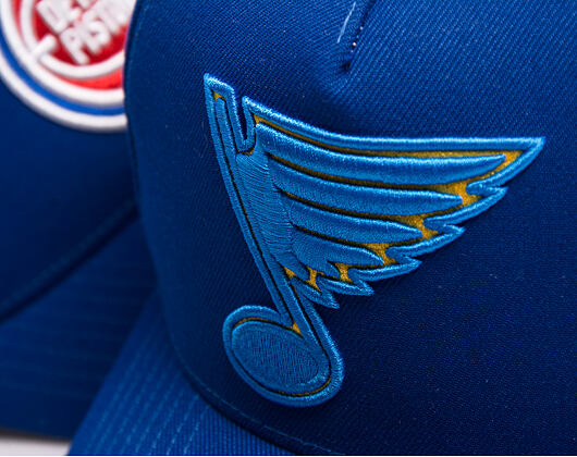 Kappe Mitchell & Ness - NHL Double Clutch Pro Snapback St. Louis Blues - Royal
