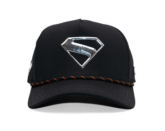 Kappe Capslab - Trucker DC Comics - Metal Superman Patch - Black / Silver