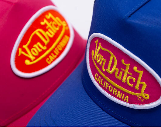Kappe Von Dutch - Trucker - Cali Patch Royal/Pink