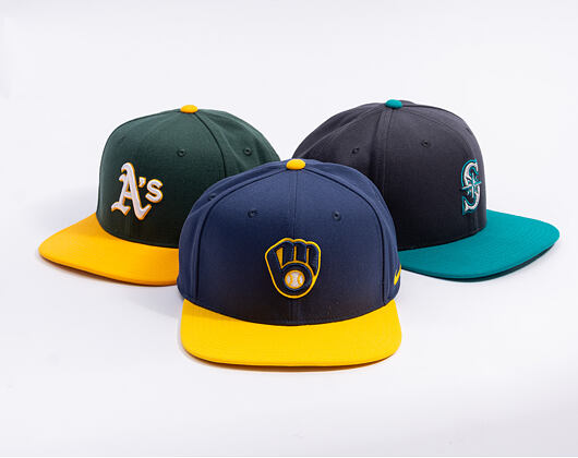 Kappe Nike - Dri-Fit Pro - Milwaukee Brewers - Midnight Navy 44B/Amarillo 78H