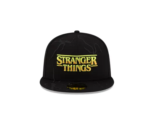 Kappe New Era - All Over Vines 59FIFTY - Stranger Things - Black