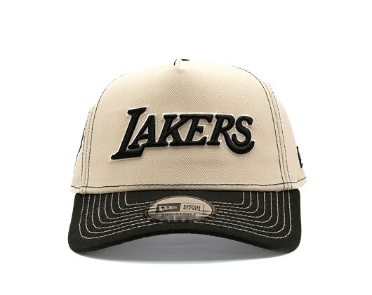Kappe New Era - NBA City Icon 9FORTY A-Frame - LA Lakers - Cream / Black