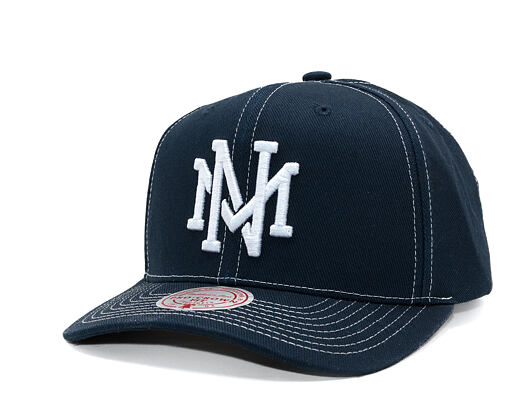 Kappe Mitchell & Ness  - Branded Baseline -Pro Crown Snapback - Navy