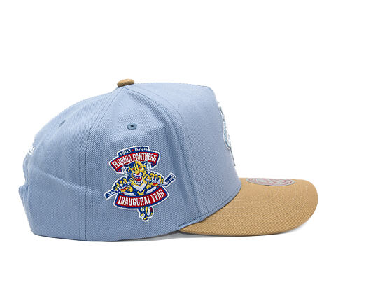 Kappe Mitchell & Ness  - NHL Frosted Peak - Pro Pinch Snapback - Florida Panthers - Blue/Green
