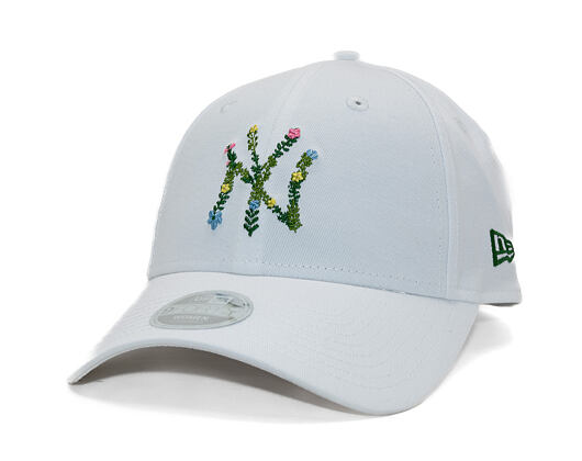 Damen Kappe New Era - MLB Floral Infill 9FORTY - NY Yankees - White