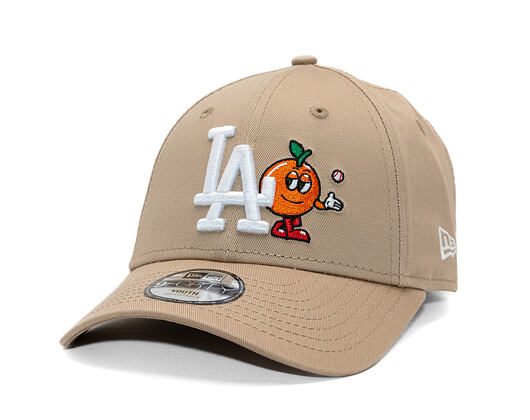 Kinder Kappe New Era - MLB Icon 9FORTY - LA Dodgers - Camel / White