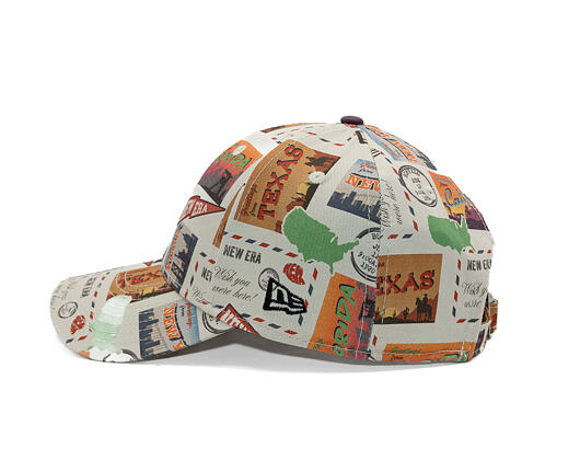 Kinder Kappe New Era - Branded Location Print 9FORTY - Stone