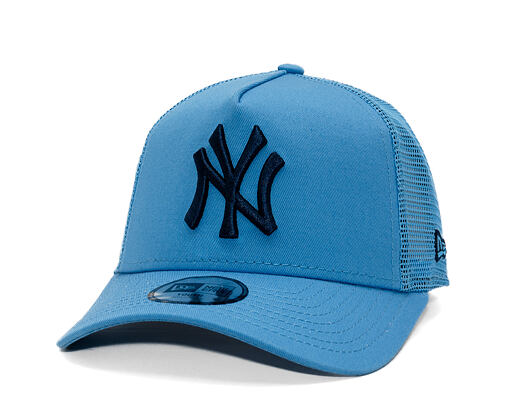 Kinder Kappe New Era - MLB Essential 9FORTY A-Frame Trucker - NY Yankees - Blue / Ocean Blue