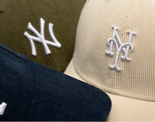 Kappe New Era - MLB Soft Cord 9FORTY - NY Mets - Stone