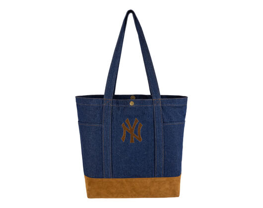 Tasche New Era - MLB Suede Denim Tote - NY Yankees - Navy