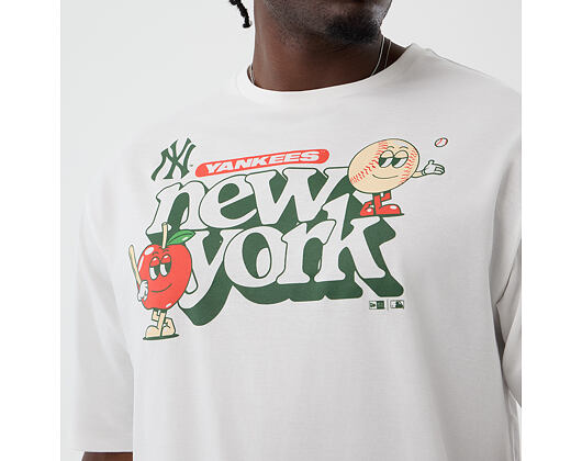 T-Shirt New Era - MLB Icon Graphic Tee - NY Yankees - White