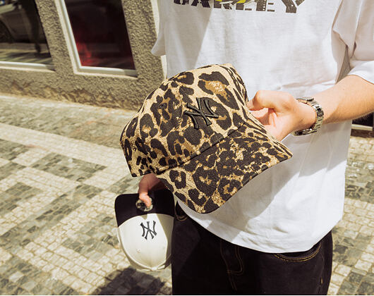 Damen Kappe New Era - MLB Summer Leopard 9TWENTY - NY Yankees - Brown / Camel