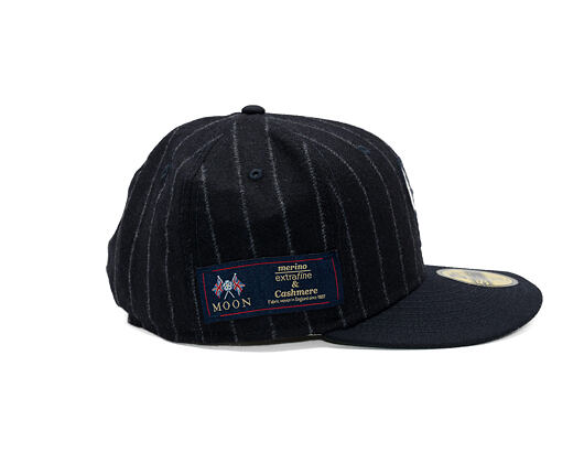 Kappe New Era - MLB Moon Cooperstown 59FIFTY - Colorado Rockies - White And Navy Pinstripe
