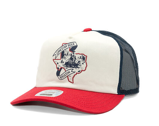 Kappe Brixton - Lonestar X Brixton Trucker - Red/White/Blue