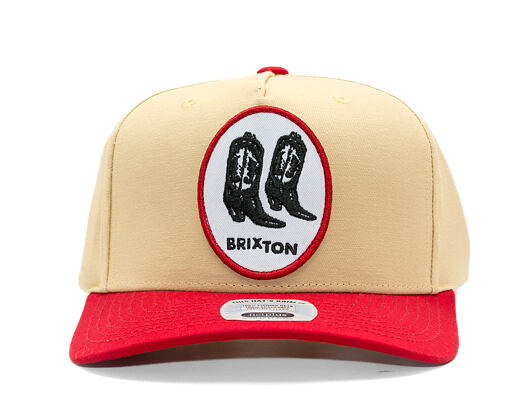 Kappe Brixton - Two Boots C Np Mp Snapback - Celestial Yellow/Red