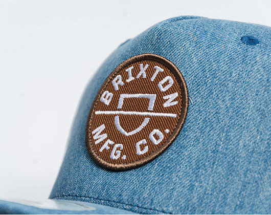 Kappe Brixton - Crest C Mp Snapback - Medium Rinse Denim