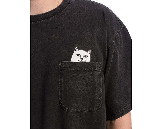 T-Shirt Lord Nermal Pocket Tee (Black Vintage Wash)
