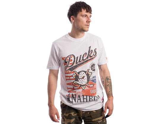 T-Shirt New Era - NHL US Edit - Anaheim Ducks - White